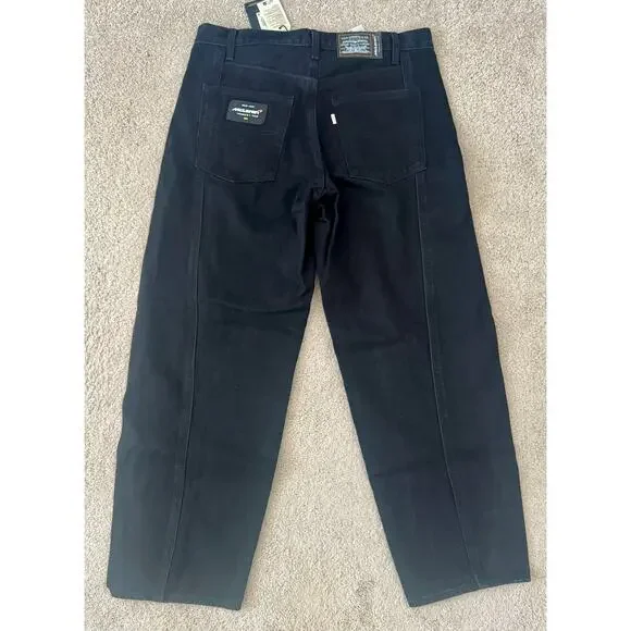 Levi's x McLaren Speed Baggy Jeans Black Formula 1 Racing Womens Sz 31